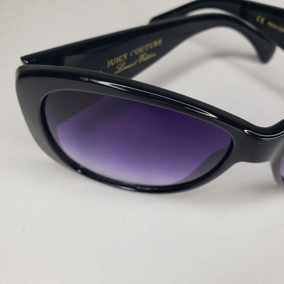 Y2K Juicy Couture Shades Rich Girls Rhinestone Black Sunglasses Limited Edition main image 13